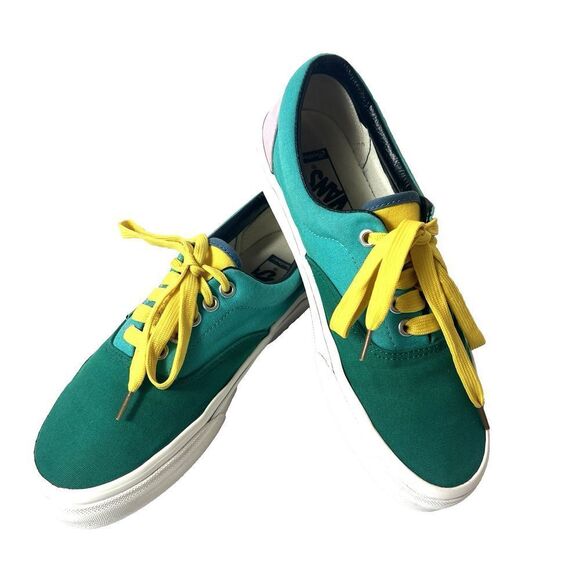 Vans Customs Old Skool Skate Shoes Multicolor Canvas Women's 8.5 Sneaker Low Top - Picture 3 of 11